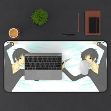 Load image into Gallery viewer, Durarara!! Izaya Orihara Mouse Pad (Desk Mat) With Laptop