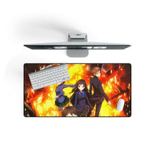 Load image into Gallery viewer, Accel World Kuroyukihime, Haruyuki Arita, Chiyuri Kurashima, Takumu Mayuzumi Mouse Pad (Desk Mat) On Desk