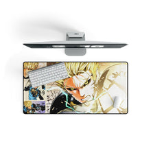 Load image into Gallery viewer, Genos and Saitama Mouse Pad (Desk Mat) On Desk