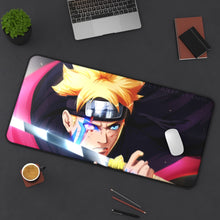 Load image into Gallery viewer, Boruto Uzumaki Mouse Pad (Desk Mat) On Desk