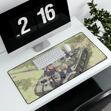 Load image into Gallery viewer, Girls und Panzer Zweite Mouse Pad (Desk Mat) With Laptop