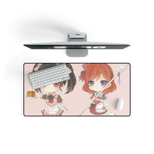 Load image into Gallery viewer, Nishikino Maki, Yazawa Nico Mouse Pad (Desk Mat) On Desk