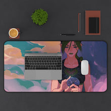 Load image into Gallery viewer, Jolyne Cujoh Mouse Pad (Desk Mat) With Laptop
