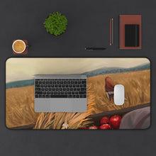 Load image into Gallery viewer, Spice And Wolf Mouse Pad (Desk Mat) With Laptop