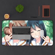 Load image into Gallery viewer, Sound! Euphonium Kumiko Oumae, Reina Kousaka Mouse Pad (Desk Mat) With Laptop