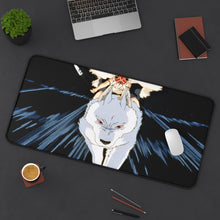 Load image into Gallery viewer, Princess Mononoke Mouse Pad (Desk Mat) On Desk