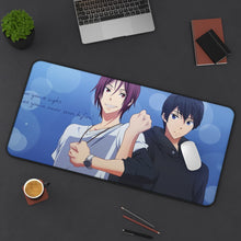 Load image into Gallery viewer, Free! Rin Matsuoka, Haruka Nanase Mouse Pad (Desk Mat) On Desk