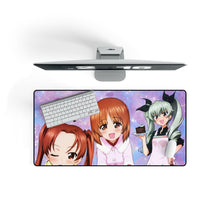Load image into Gallery viewer, Girls und Panzer Mouse Pad (Desk Mat) On Desk
