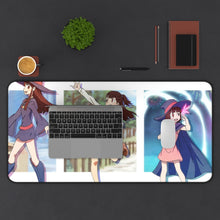Load image into Gallery viewer, Little Witch Academia Atsuko Kagari, Computer Keyboard Pad Mouse Pad (Desk Mat) With Laptop