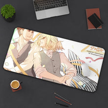 Load image into Gallery viewer, Yuri!!! On Ice Yuri Plisetsky, Otabek Altin Mouse Pad (Desk Mat) With Laptop
