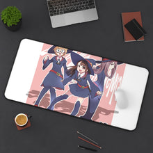 Load image into Gallery viewer, Little Witch Academia Atsuko Kagari, Sucy Manbavaran, Computer Keyboard Pad, Lotte Yanson Mouse Pad (Desk Mat) On Desk