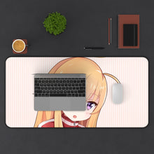 Load image into Gallery viewer, Gabriel DropOut Gabriel Tenma White Mouse Pad (Desk Mat) With Laptop
