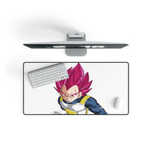 Load image into Gallery viewer, Vegeta SSJ God Mouse Pad (Desk Mat) On Desk