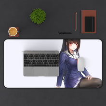 Load image into Gallery viewer, Saekano: How To Raise A Boring Girlfriend Mouse Pad (Desk Mat) With Laptop