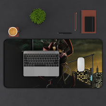 Load image into Gallery viewer, Chesire Cat Mouse Pad (Desk Mat) With Laptop