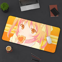 Load image into Gallery viewer, Chiwa Harusaki OreShura Mouse Pad (Desk Mat) On Desk