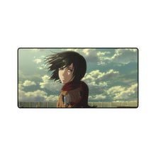 Load image into Gallery viewer, Mikasa Ackerman (Season 3 Intro Screenshot) Mouse Pad (Desk Mat)