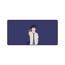 Load image into Gallery viewer, Blue Exorcist Mouse Pad (Desk Mat)