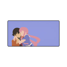 Load image into Gallery viewer, Mirai Nikki Yuno Gasai, Yukiteru Amano Mouse Pad (Desk Mat)