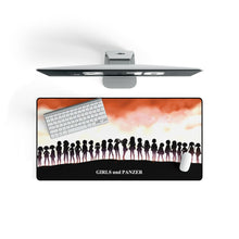 Load image into Gallery viewer, Girls und Panzer Mouse Pad (Desk Mat) On Desk