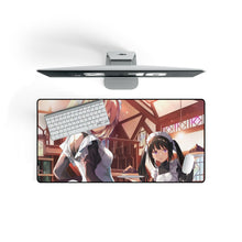 Load image into Gallery viewer, Lycoris Recoil Takina Inoue, Chisato Nishikigi Mouse Pad (Desk Mat) On Desk