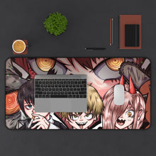 Load image into Gallery viewer, Chainsaw Man Power, Denji, Aki Hayakawa Mouse Pad (Desk Mat) With Laptop