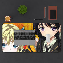 Load image into Gallery viewer, Boku Wa Tomodachi Ga Sukunai Sena Kashiwazaki, Yozora Mikazuki Mouse Pad (Desk Mat) With Laptop