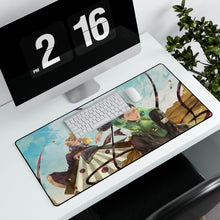 Load image into Gallery viewer, Shikamaru and Temari Mouse Pad (Desk Mat) With Laptop
