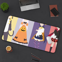 Load image into Gallery viewer, Gabriel DropOut Satanichia Kurumizawa Mcdowell, Gabriel Tenma White, Vignette Tsukinose April, Raphiel Shiraha Ainsworth Mouse Pad (Desk Mat) On Desk