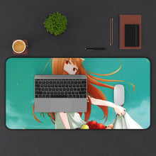 Load image into Gallery viewer, Spice And Wolf Mouse Pad (Desk Mat) With Laptop