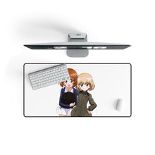 Load image into Gallery viewer, Girls und Panzer Mouse Pad (Desk Mat) On Desk