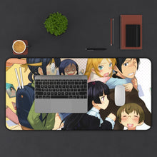 Load image into Gallery viewer, Oreimo Kirino Kousaka, Ayase Aragaki, Manami Tamura, Saori Makishima Mouse Pad (Desk Mat) With Laptop