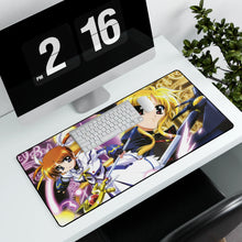 Load image into Gallery viewer, Magical Girl Lyrical Nanoha Mouse Pad (Desk Mat) With Laptop