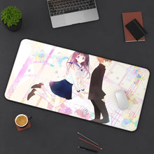 Load image into Gallery viewer, Eru Chitanda And Hōtarō Oreki Mouse Pad (Desk Mat) On Desk
