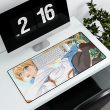 Load image into Gallery viewer, Nisekoi Chitoge Kirisaki Mouse Pad (Desk Mat) With Laptop