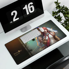 Load image into Gallery viewer, Okabe and Kurisu Mouse Pad (Desk Mat)