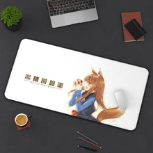 Load image into Gallery viewer, Spice And Wolf Mouse Pad (Desk Mat) On Desk