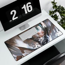 Load image into Gallery viewer, Mermaid Lady Mouse Pad (Desk Mat) With Laptop