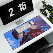 Load image into Gallery viewer, Darling in the FranXX Mouse Pad (Desk Mat) With Laptop
