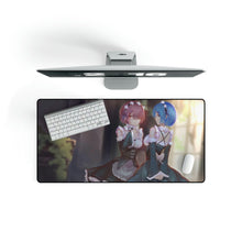 Load image into Gallery viewer, Ram, Rem, Anime, Girl, Maid, Re:Zero, Mouse Pad (Desk Mat)