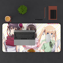 Load image into Gallery viewer, Saekano: How To Raise A Boring Girlfriend Mouse Pad (Desk Mat) With Laptop