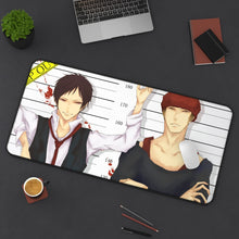 Load image into Gallery viewer, Durarara!! Izaya Orihara Mouse Pad (Desk Mat) On Desk