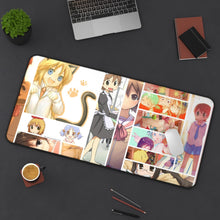 Load image into Gallery viewer, Nichijō Mouse Pad (Desk Mat) On Desk