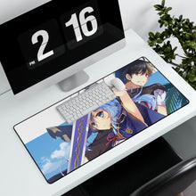 Load image into Gallery viewer, Rokudenashi Majutsu Koushi to Akashic Records Mouse Pad (Desk Mat) With Laptop