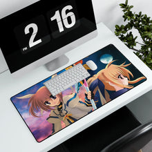 Load image into Gallery viewer, Magical Girl Lyrical Nanoha Mouse Pad (Desk Mat) With Laptop