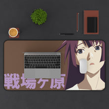 Load image into Gallery viewer, Monogatari (Series) Mouse Pad (Desk Mat) With Laptop