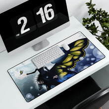 Load image into Gallery viewer, Anime Butterfly Girl Mouse Pad (Desk Mat) With Laptop
