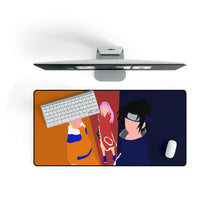 Load image into Gallery viewer, Minimalist Naruto, Sasuke and Sakura Mouse Pad (Desk Mat) On Desk
