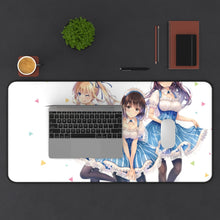 Load image into Gallery viewer, Saekano: How To Raise A Boring Girlfriend Mouse Pad (Desk Mat) With Laptop