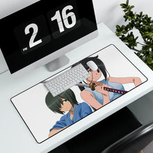 Load image into Gallery viewer, Is It Wrong to Try to Pick Up Girls in a Dungeon? Yamato Mikoto Mouse Pad (Desk Mat) With Laptop